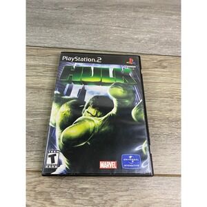 The Hulk Sony PlayStation 2 PS2 2003 Case and Manual Only No Game Marvel